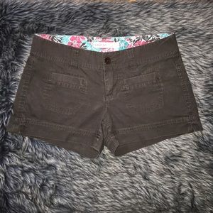 Brown cargo shorts